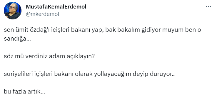 Ümit Özdağ "Kılıçdaroğlu" dedi, kim ne tepki verdi - Resim : 4