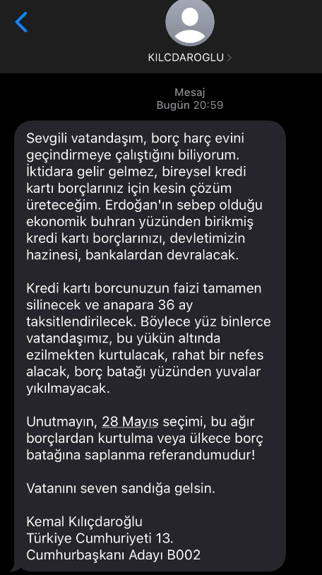 Kılıçdaroğlu'ndan herkese borç mesajı - Resim : 1
