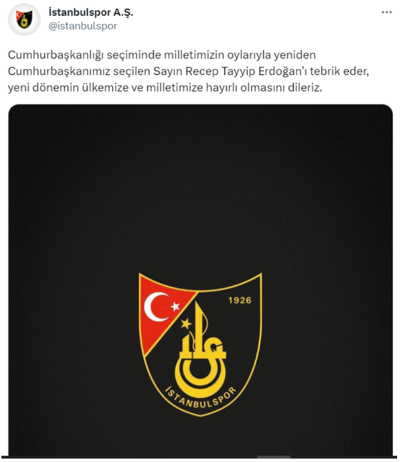 Kulüplerden Erdoğan'a tebrik mesajı - Resim : 13