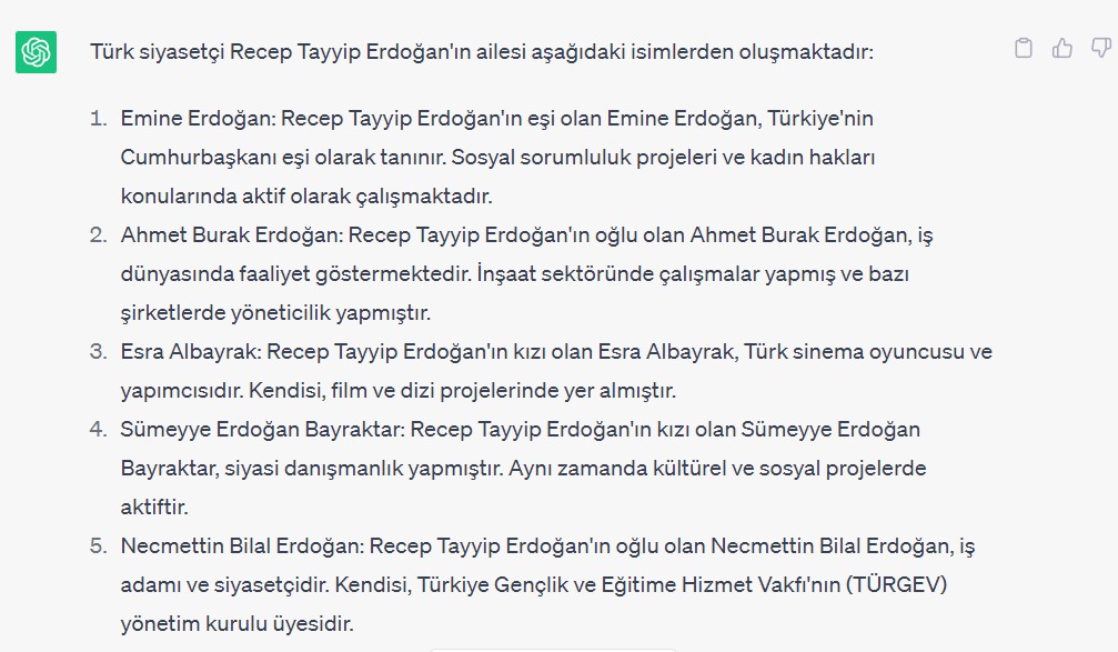Bu haberi yapay zeka yazdı... Hangi oyuncu Erdoğan'ın kızı çıktı - Resim : 1
