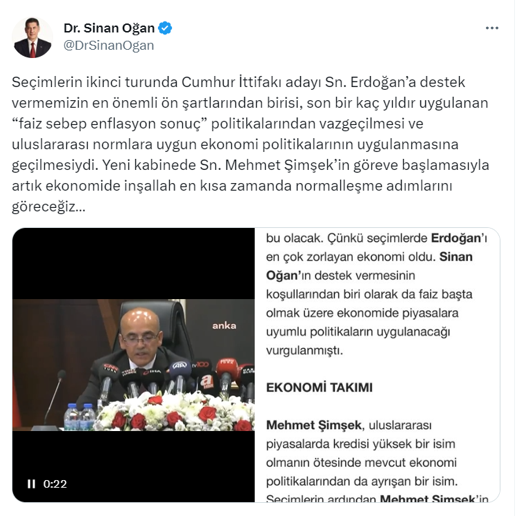 Kabine açıklanınca konuştu: Erdoğan'a istediğimi yaptırdım - Resim : 1